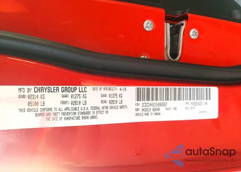 2014 Dodge Charger Sxt из США, поврежденный, VIN 2C3CDXHG1EH282667